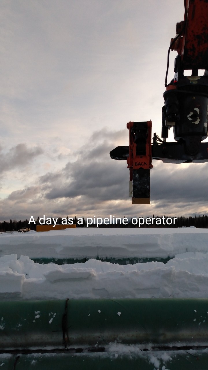 A day as a pipeline operator 